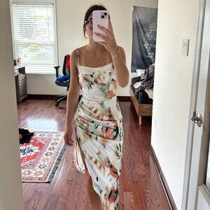 floral summer going out dress